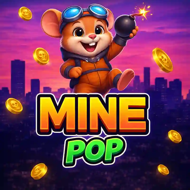 Mine Pop Game Logo mnl63